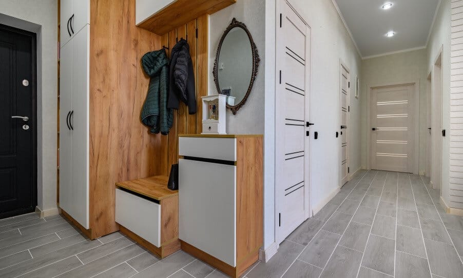 clean entrance hallway interior