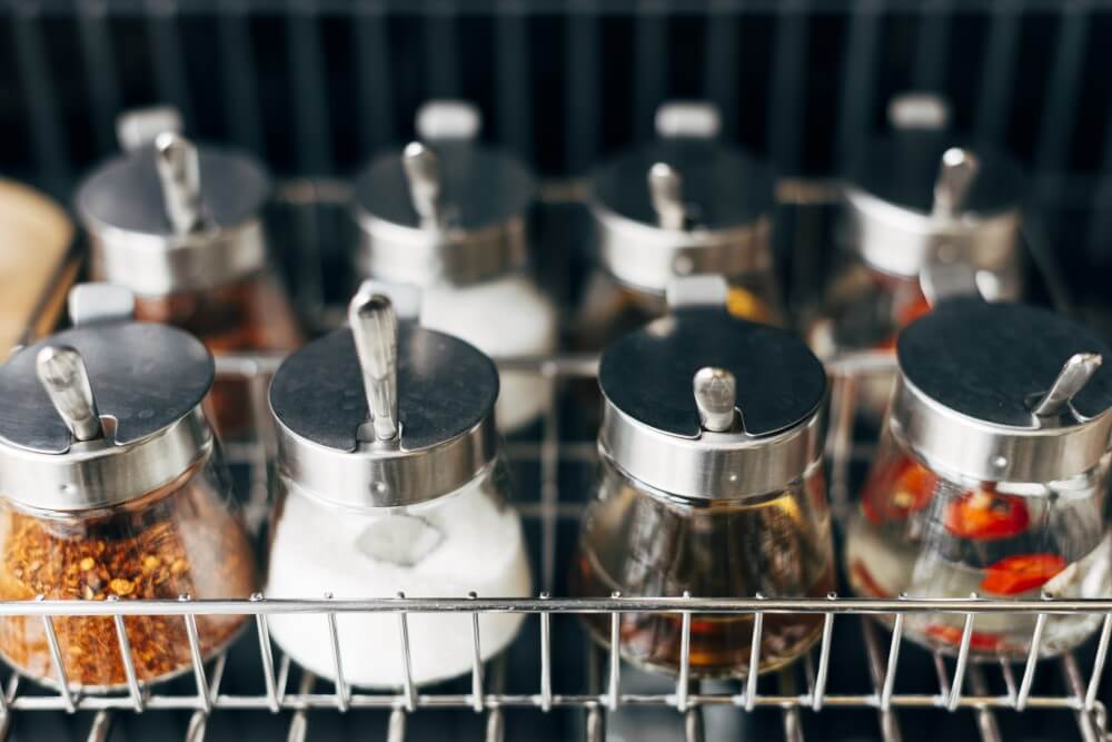 condiment cabinet rack