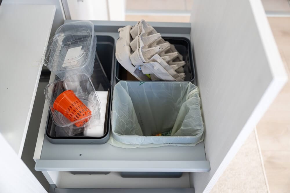 pullout garbage drawer