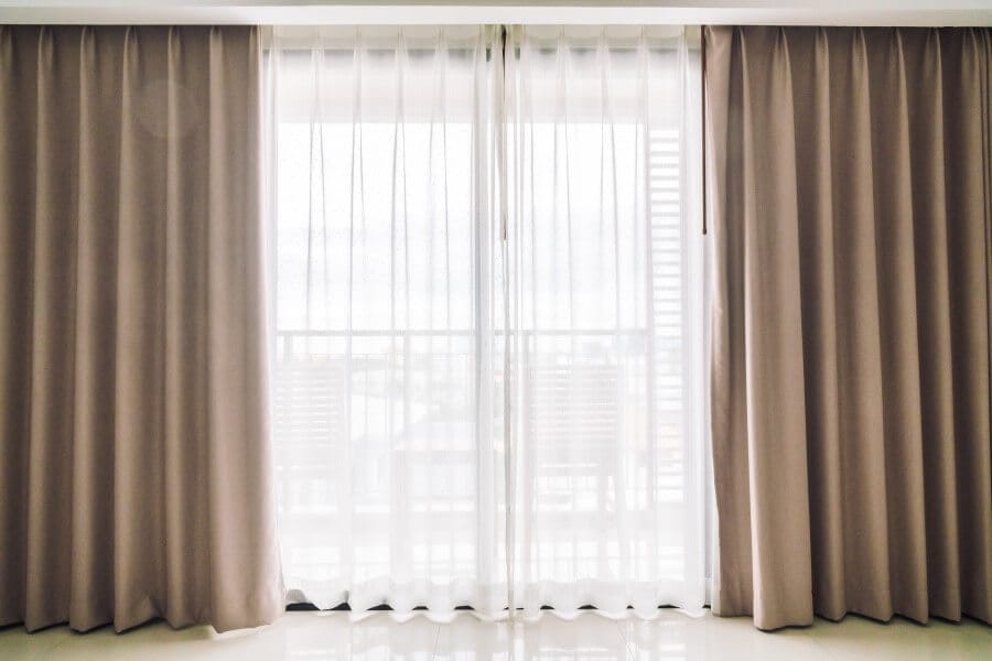 sheer curtain for natural light