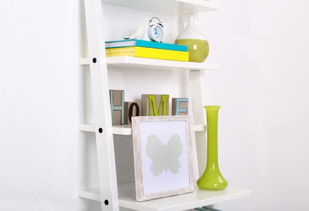 foldable book shelf with displays