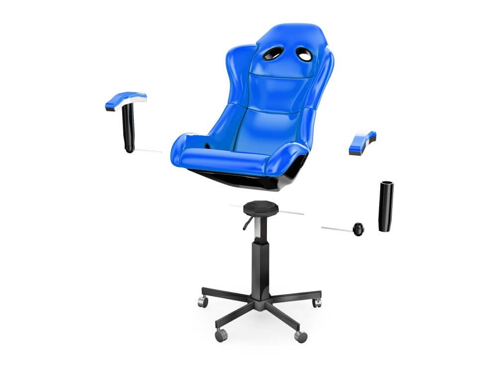 parts of ergonomic chair