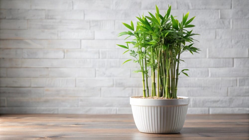 Bamboo Palm in a pot