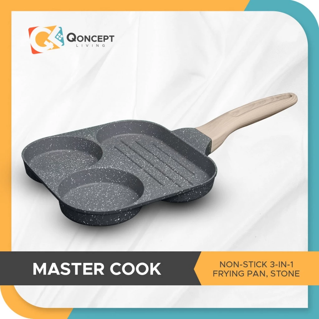 Qoncept Living Master Cook 3-in-1non-stick pan