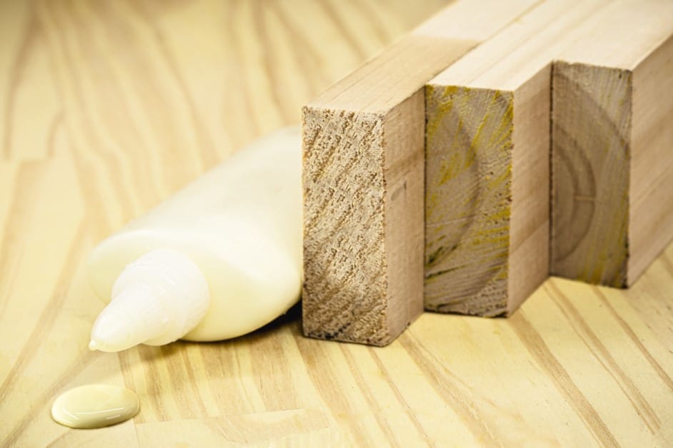 plywood materials glue and wood