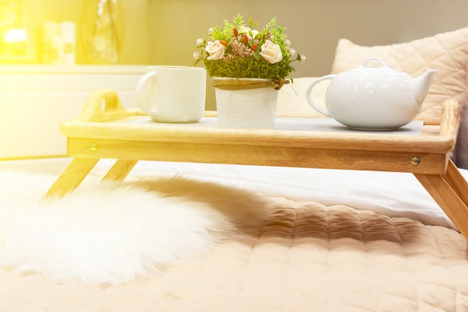 sun-faded wood furniture