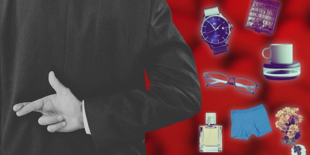 A collage of Valentine's Ideas for him