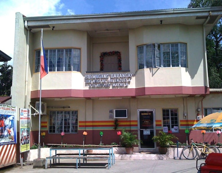 Front exterior of the Barangay Balangkas Hall building in Valenzuela City