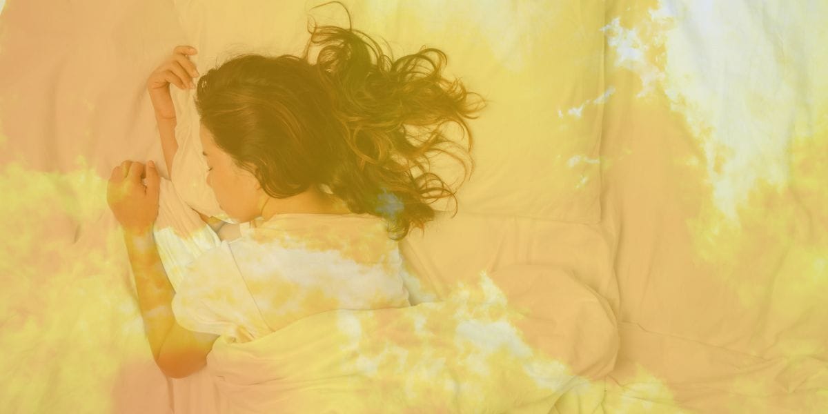 Woman Sleeping in Hot Weather Without AC
