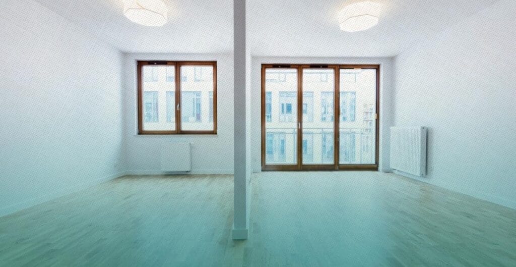 empty apartment space ready for personalized, renter-friendly decor.