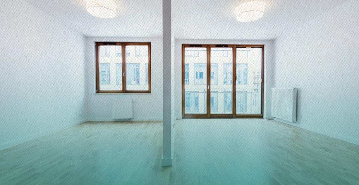 empty apartment space ready for personalized, renter-friendly decor.